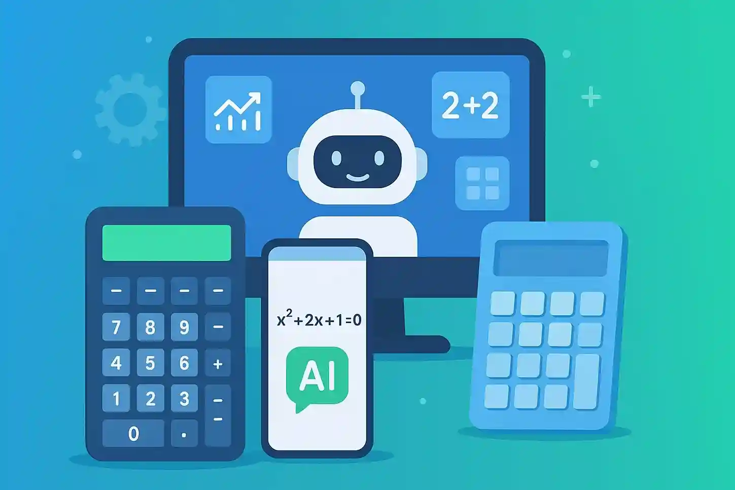 AI tools and calculators illustration
